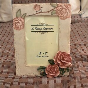 Floral Rose Picture Frame